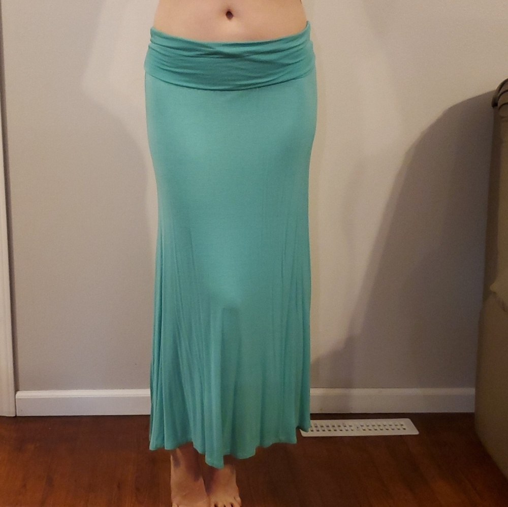 🖤Mint green maxi skirt - Picture 3 of 6